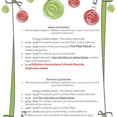 Programma Festivita 7