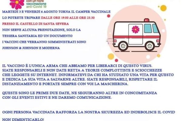 Vaccini in Tour ed assistenza