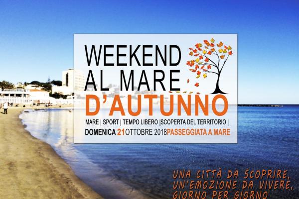 Weekend al mare d'autunno