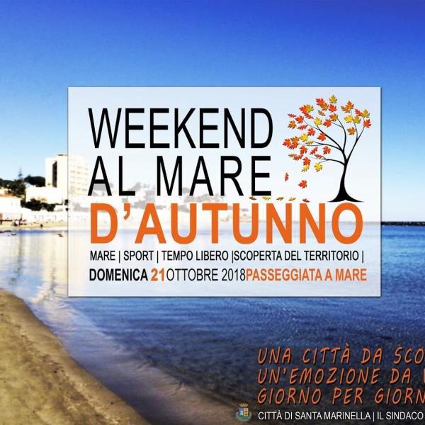 Weekend al mare d'autunno